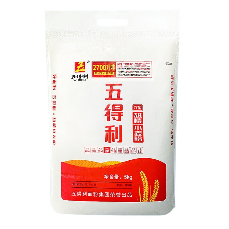 五得利 六星超精小麦粉 10kg高清大图
