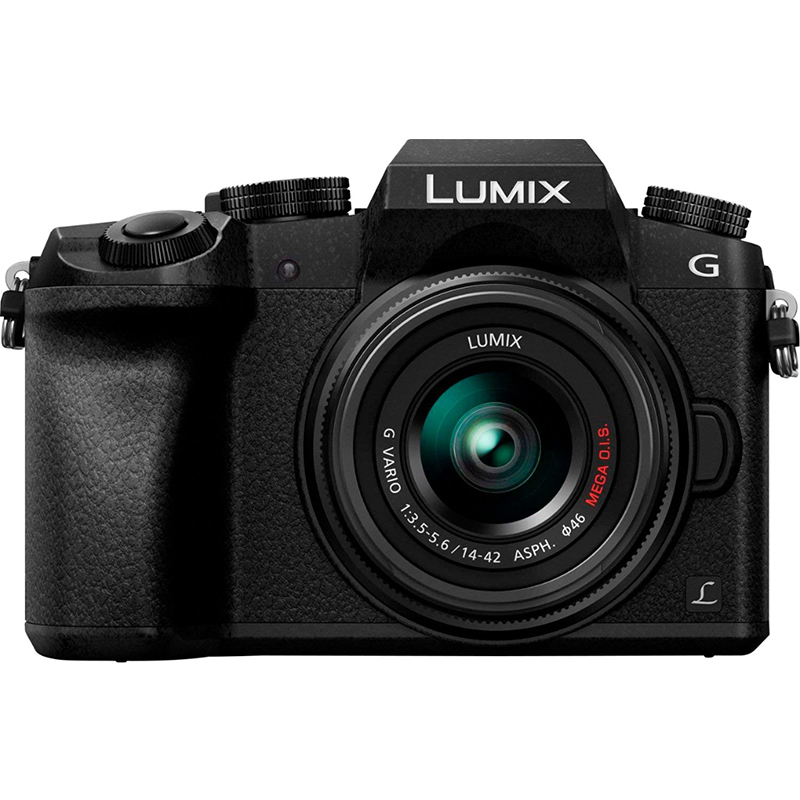 松下panasonic数码相机lumix g7系列 4k超高清照相数码相机带14-42mm