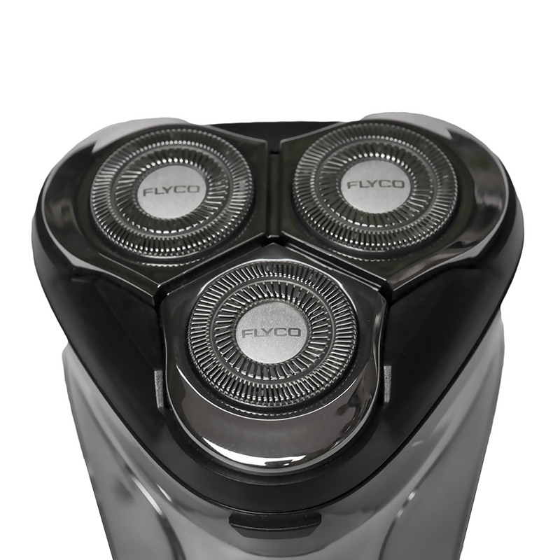 飞科flycofs378电动剃须刀男三刀头旋转式刮胡刀充电式全身水洗智能