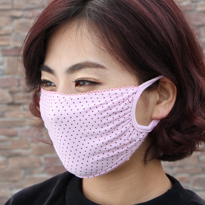 韩版春秋夏冬季加大薄款舒适口罩女士防紫外线遮阳防晒莫代尔纯棉