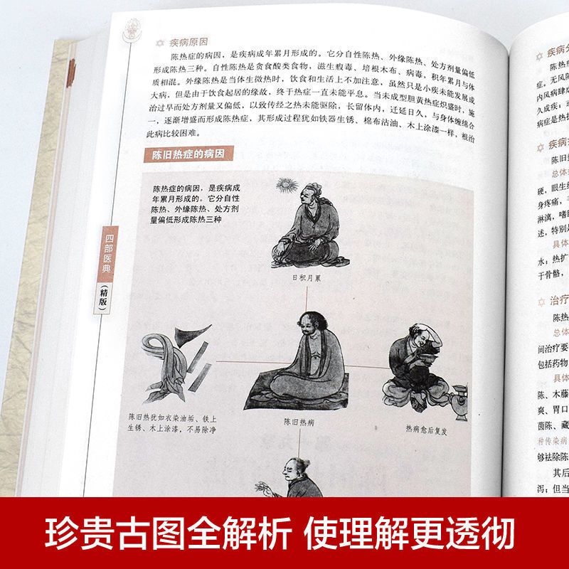 [正版]大开本687页四部医典古代藏医诊治经验藏医药学百科全书图解中医基础理论与实践中医自学百日通中医书籍大全中医养生