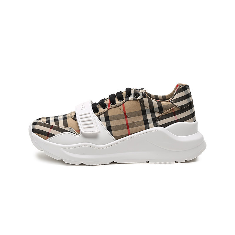 博柏利巴宝莉burberry男款织物系带休闲运动鞋80468261