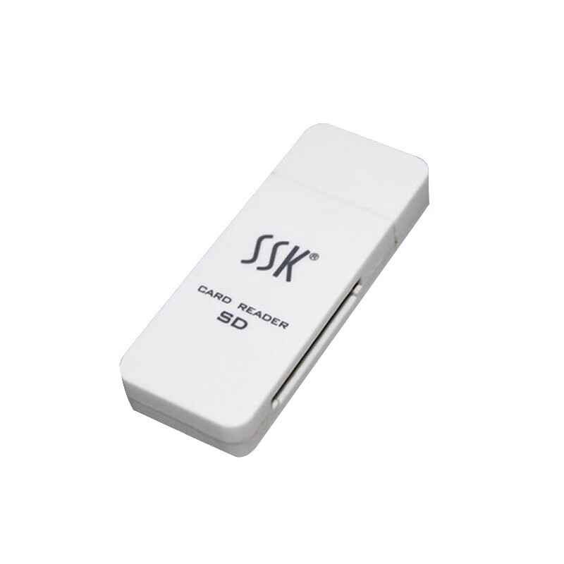 飚王 SCRS054闪灵 SD卡读卡器 SDHC读卡器 SD读卡器 白色 2个装高清大图