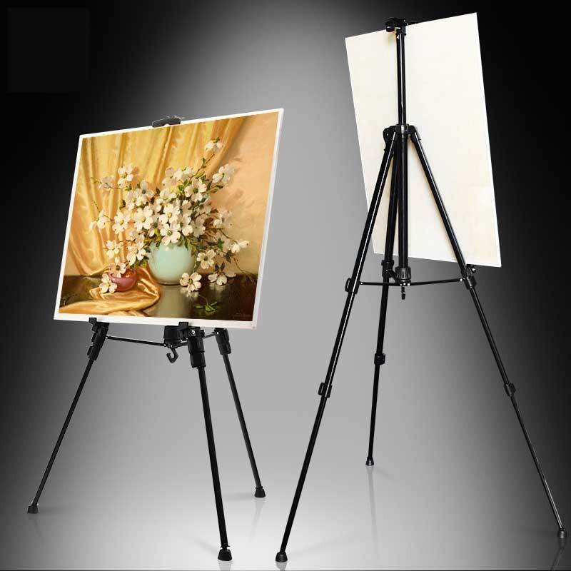 工匠时光素描铝合金画架套装支架式便携美术写生4k画板子金属折叠伸缩