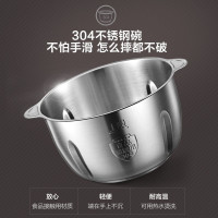 2L+3L双不锈钢桶+二个刀头 小熊(Bear)绞肉机家用不锈钢料理机双刀头2.5L大容量打馅切碎机搅肉绞馅搅拌辣椒辅食