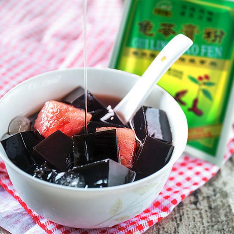 广西梧州正宗广信良坊250g浓缩原味龟苓膏粉黑凉粉烧仙草粉批发广信良