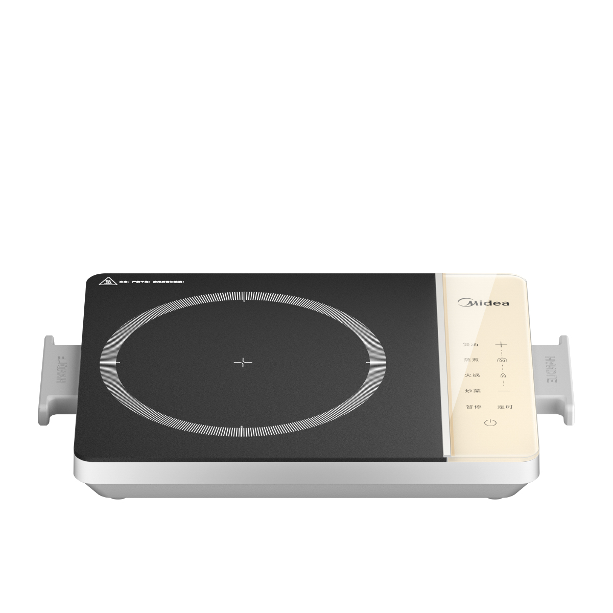 美的(Midea)家用电磁炉 超猛火大功率 电磁灶火锅炉 炒菜电池炉新型超薄大面板 MC-E22BH02