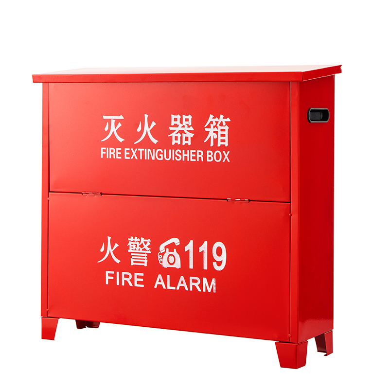 神龙 灭火器箱 消防箱 可放置2/3/4公斤干粉灭火器 2/3L水基型灭火器三具 内采使用
