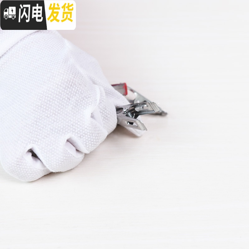 三维工匠304不锈钢4夹裤架十字裤夹折叠衣架晒牛仔晾晒架四头衣夹子 304材质-四夹6只 1个高清大图
