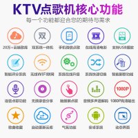 雅桥（YACARE）K19 家庭影院音响组合 家庭KTV点歌机 高清影K系统 点歌机2TB 黑色