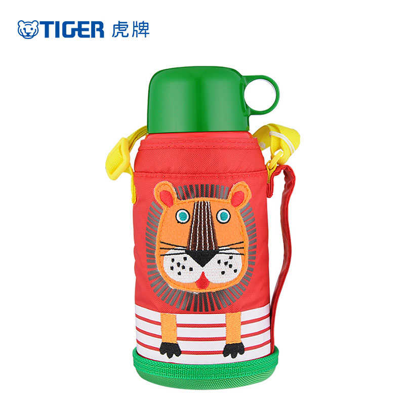 虎牌(tiger)儿童真空保温杯卡通保温保冷杯卡通小狮子款304不锈钢MBJ-C06C-EL 600ML高清大图