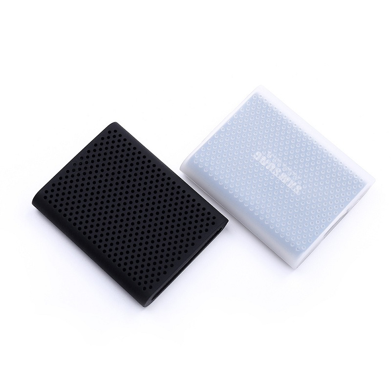 红色加厚款适用t3固态移动硬盘硅胶套透气保护套防摔三星t3加厚硬盘包