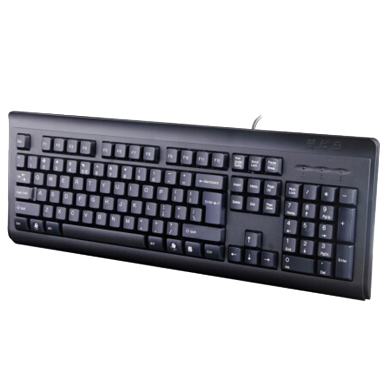 联想(Lenovo) KB-N8500 键鼠套装 有线键鼠套装 鼠标U口+键盘P口 黑色