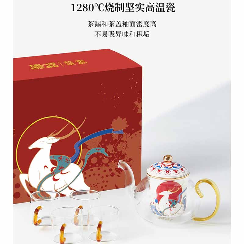 共禾京品九色鹿茶具组高清大图