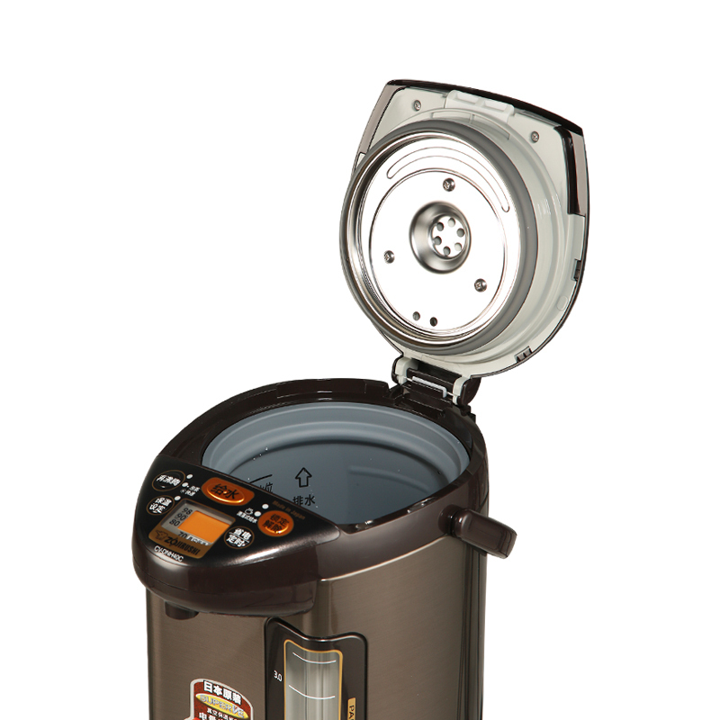 象印(ZO JIRUSHI)电热水壶日本原装进口VE真空保温省电除氯断电给水家用电热水瓶DNH40C 4L 棕色高清大图