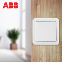【ABB官方旗舰店】ABB开关插座面板ABB开关ABB德静系列 单联/一位/一开单控AJ101