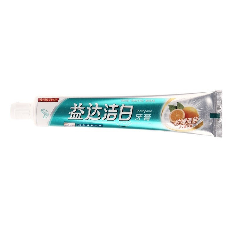 益达洁白柠檬清新水晶牙膏105克