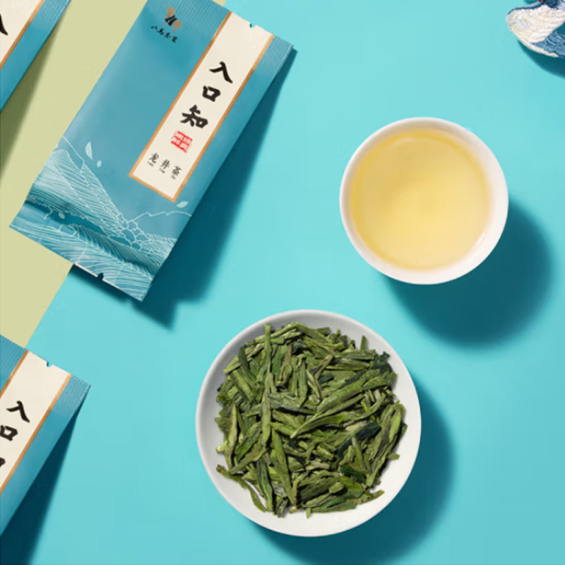 八马茶业入口知系列龙井茶160克40包特级