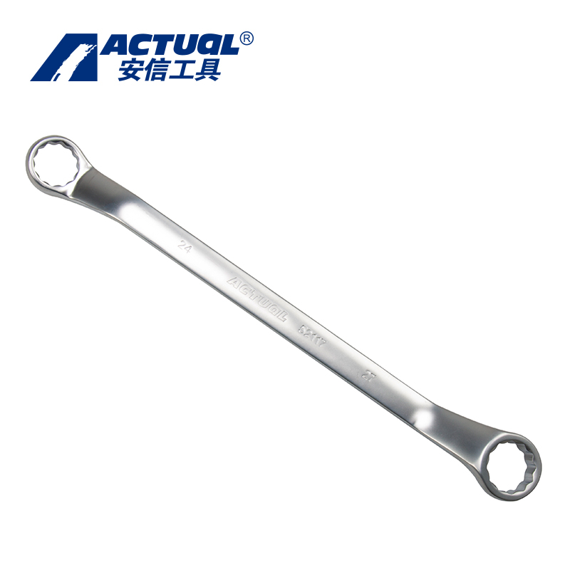 安信(ACTUAL) 梅花扳手 17x19MM(52111) 把高清大图