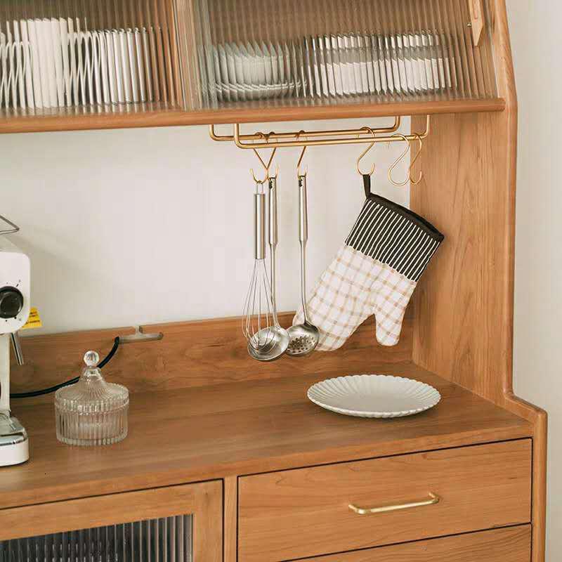 亚非拉餐边柜cbg Js165 北欧实木餐边柜日式茶水柜储物柜客厅简约现代收纳柜厨房备餐柜定制樱桃色 长85 宽41 高165单门 价格图片品牌报价 苏宁易购云途家装家居专营店