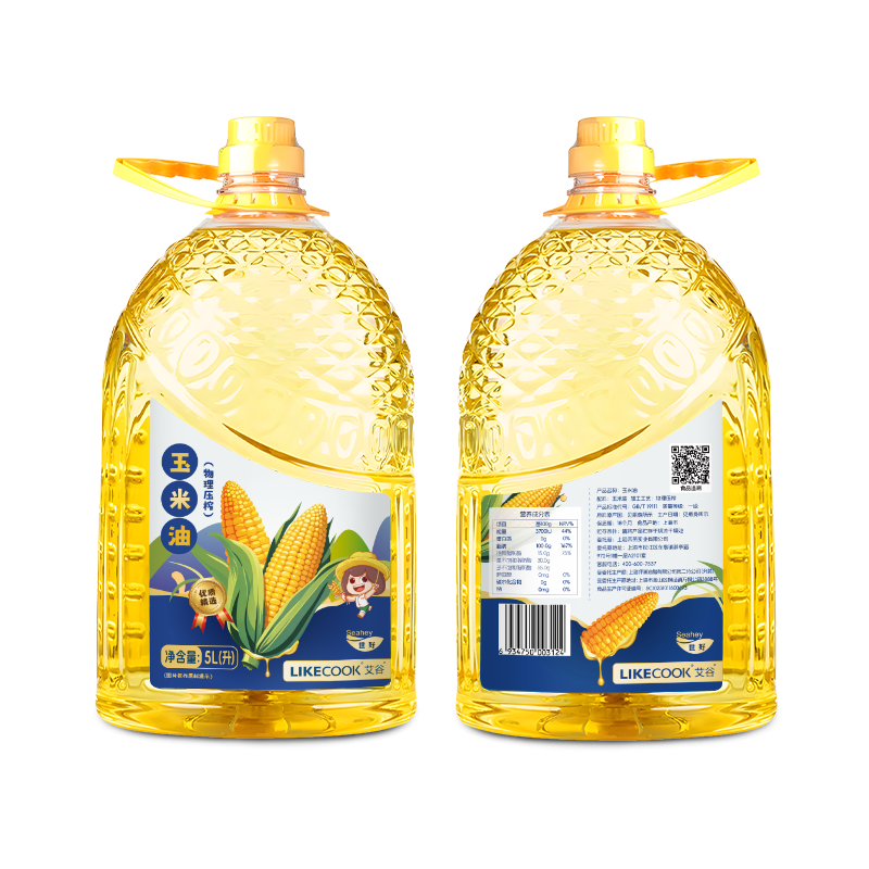 艾谷(LIKECOOK)艾谷玉米油5L 食用油高清大图
