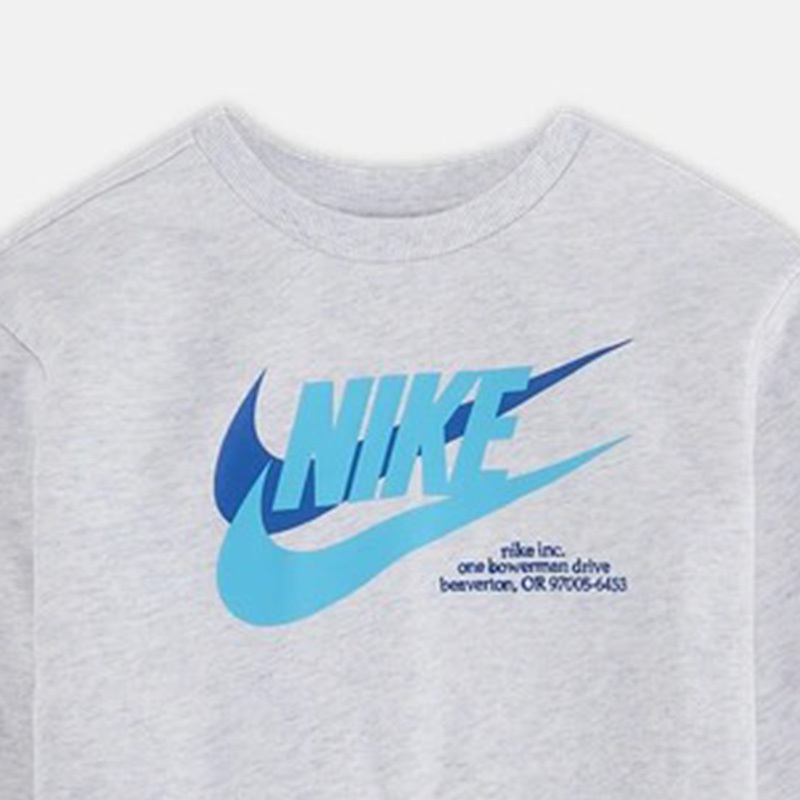 耐克(NIKE) 青少年圆领上衣新款卫衣纯棉法式毛圈 FJ6525-051