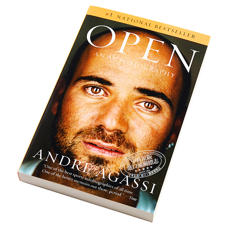 [正版]网 Open 阿加西自传 英语原版 英文原版 豆瓣阅读 An Autobiography Andre Agas高清大图