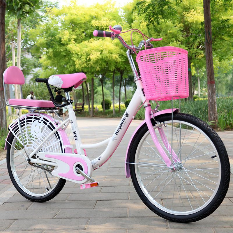 自行车女式24寸22寸通勤单车城市代步轻便成人男女学生淑女单速车