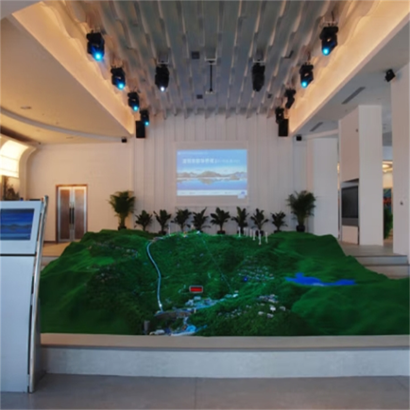 定制沙盘 厂区规划 环保机械设备3d打印模型定做含底座灯光 运输安装