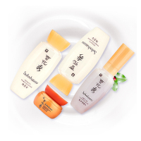 SULWHASOO雪花秀 水乳 护肤套装系列中样4件套 水15ml+滋阴乳液15ml+ 润燥精华8ml+人参面霜5ml