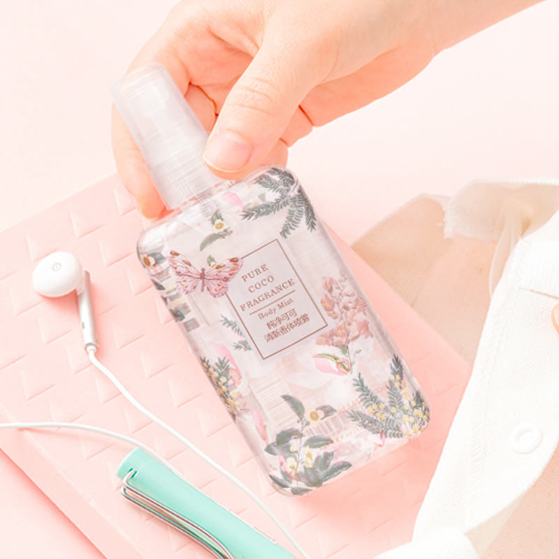 名创优品 (miniso)香薰喷雾100mL淡香空气清新剂(英国梨与小苍兰香体喷雾)