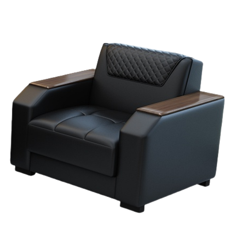 悦兴诚商务办公沙发单人位85*78*78cm张高清大图