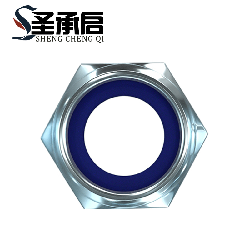 圣承启 镀蓝锌螺母 M22*1.5 个