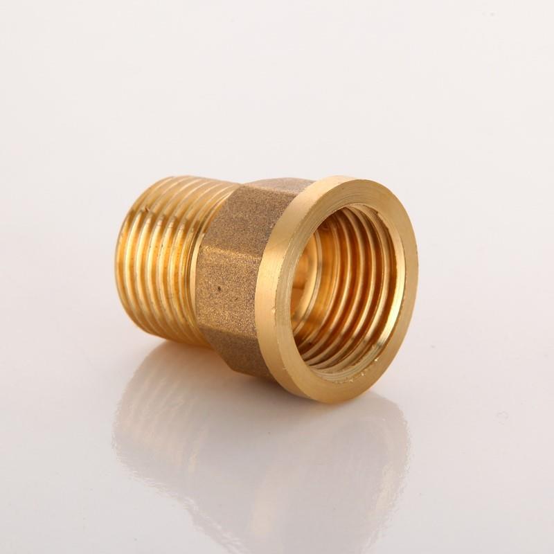 铜加厚内外丝对丝接头弹痕1寸转4分6分变径异径转换直接配件大小头1寸