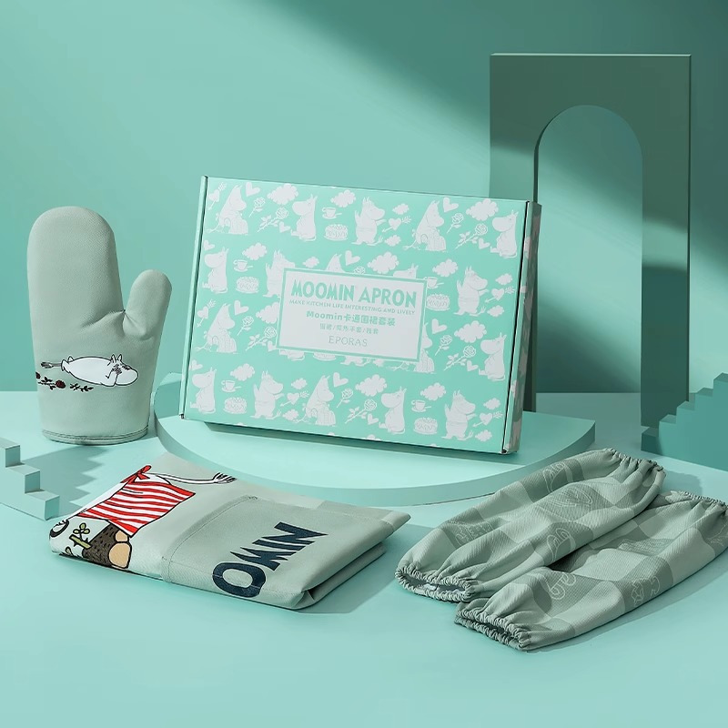 EPORAS八奈司姆明系列围裙套装高清大图