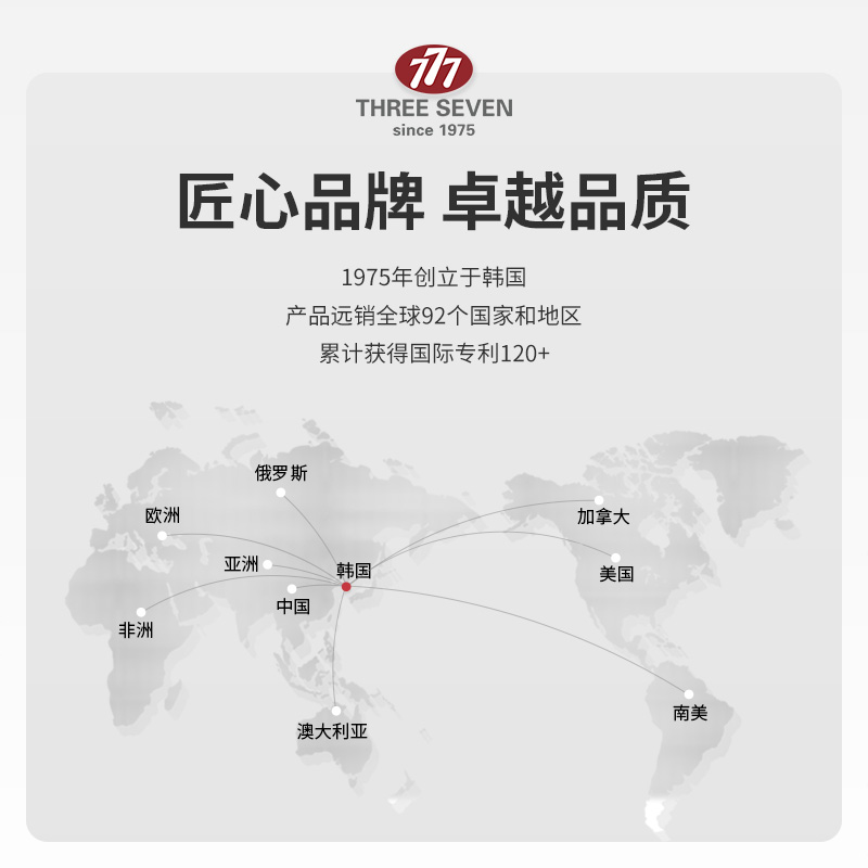 777(THREE SEVEN)指甲刀修护套装商务6件套 TSG-1586高清大图