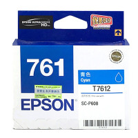 爱普生 墨盒 青色 T7612