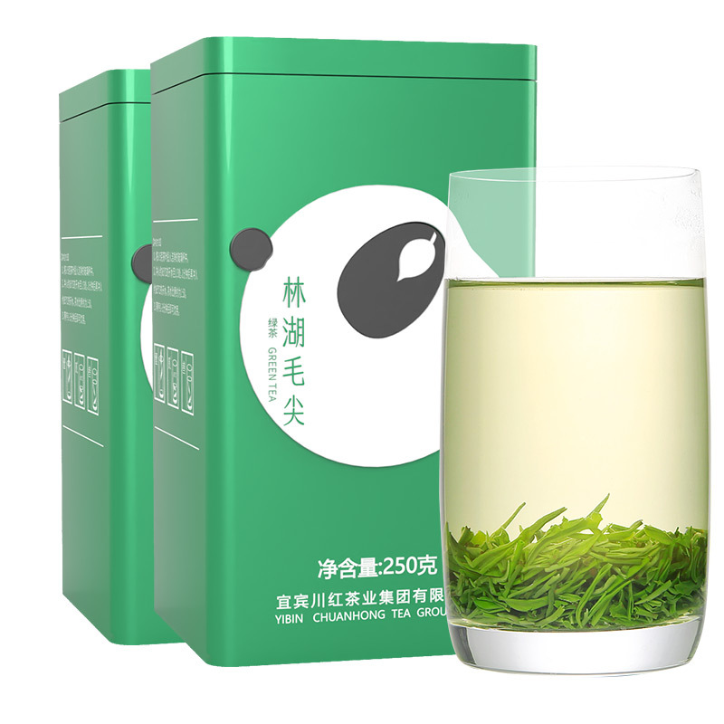 林湖茶叶 拍一发二 浓香型明前毛尖绿茶散装毛峰大罐装口粮茶共500g