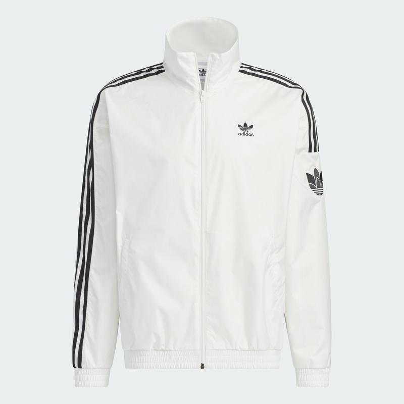 阿迪达斯(adidas)复古拼接防风运动外套女款男女同款休闲潮流外套高清大图