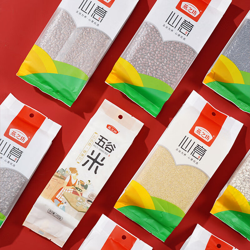 燕之坊 心礼杂粮礼盒10袋8.41斤 黄豆红豆小米节日福利高清大图