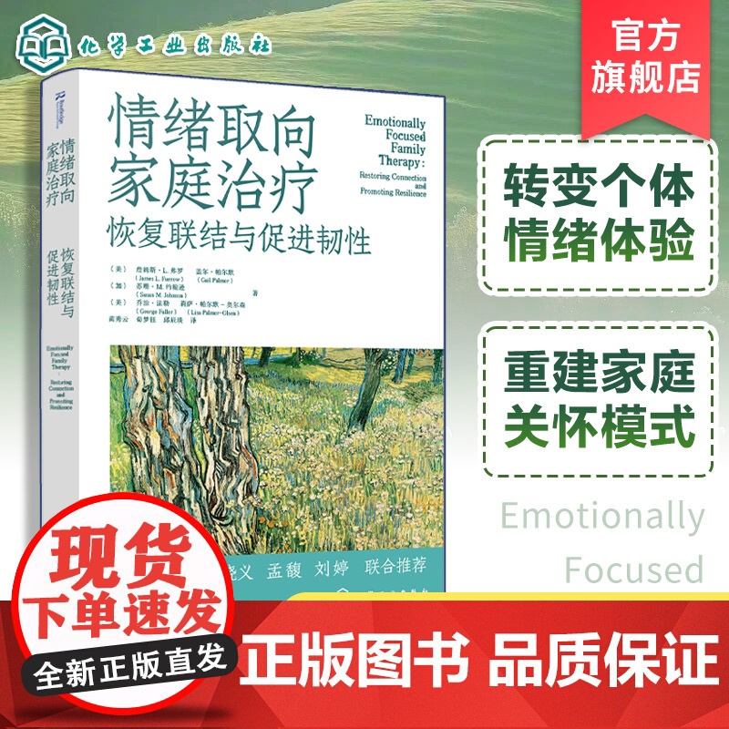 情绪取向家庭治疗 恢复联结与促进韧性 情绪聚焦家庭治疗 重建依恋与亲密的工作手册 心理健康从业者权威指南 EFT理论原则高清大图