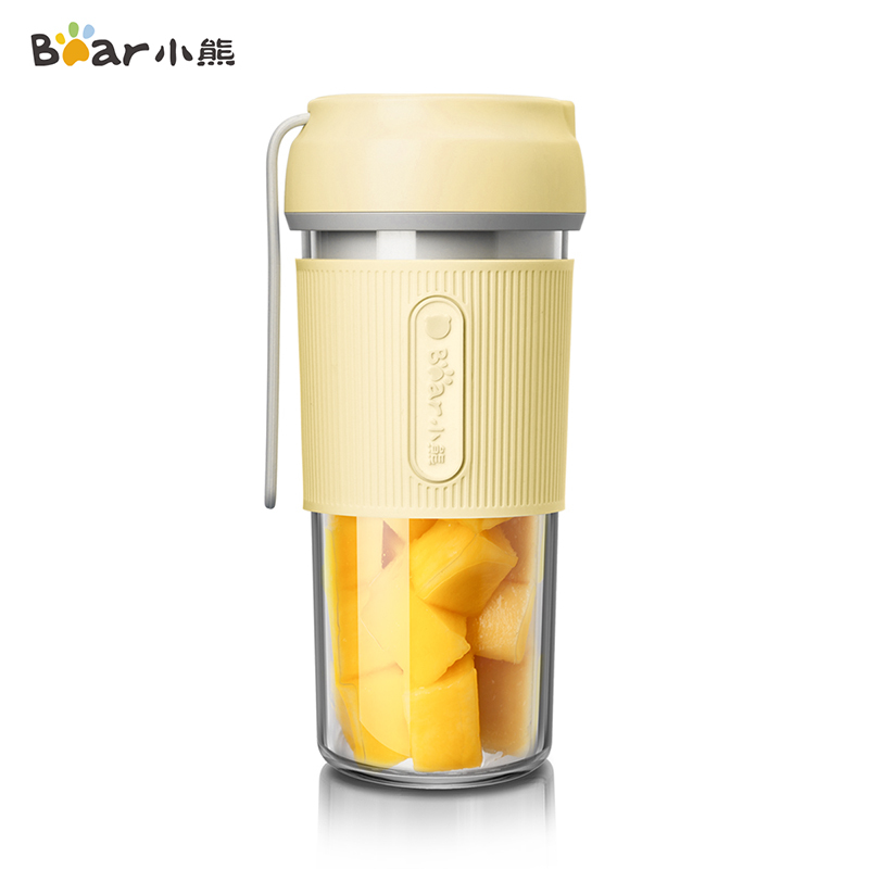 小熊(Bear)榨汁机 LLJ-P03G5 多功能家用小型便携无线式榨汁杯辅食搅拌料理奶昔机全自动果汁机