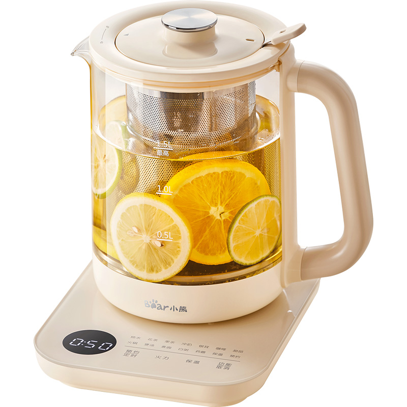 小熊养生壶家用多功能烧水壶煮茶器泡茶煮茶壶办公室小型2024新款YSH-E15M1高清大图