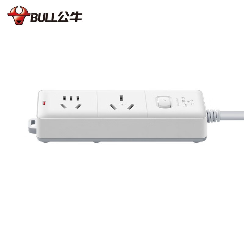 公牛(bull)GN-606D(B)袋装延长线插座 全长1.8米3插位 16A大功率新国标延长线插座 2个起订