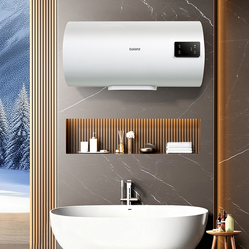 格兰仕电热水器 40升触控式储水式热水器搪瓷内胆防干烧防漏电防超温家用淋浴热水器GD40-22TJ2高清大图