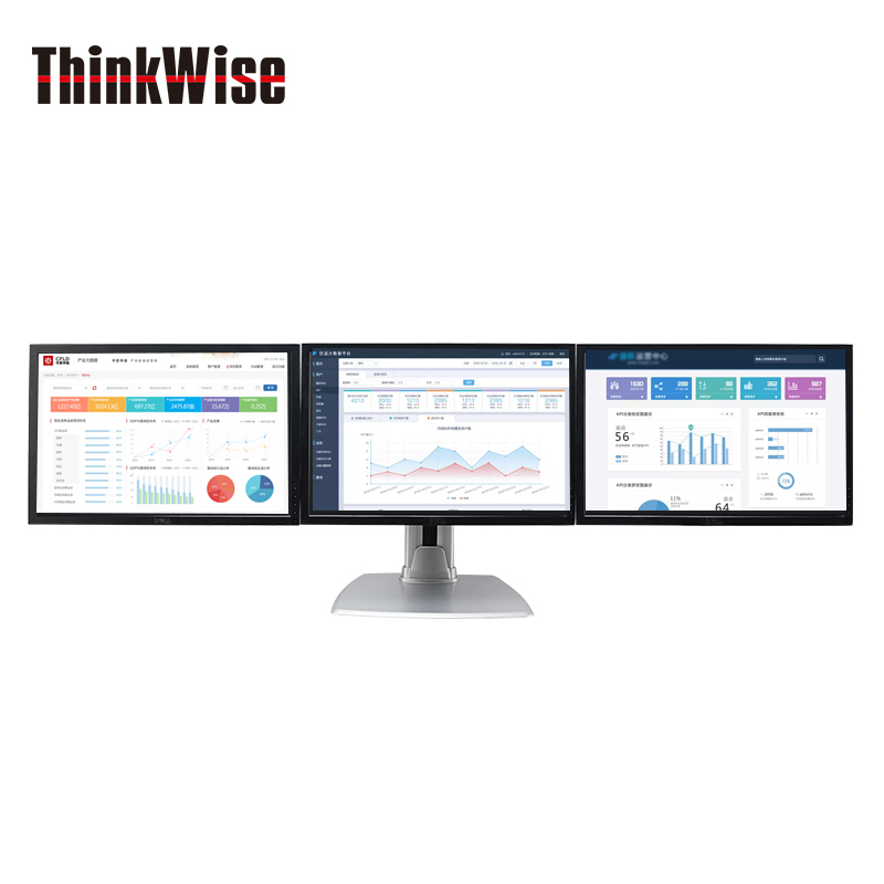 慧想（Thinkwise）显示器支架 三屏台式 升降万向旋转 CL301