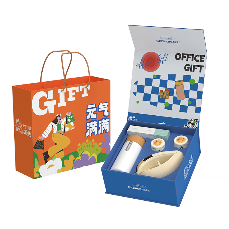 和正眼部按摩器 暖心套盒 眼部按摩器保温杯艾灸罐精致礼盒高端礼品办公礼盒2 HZ-OFFICE-2!