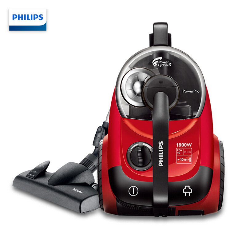 飞利浦(PHILIPS) FC8760/81卧式吸尘器家用大功率大吸力多种吸嘴无尘袋 单台价格