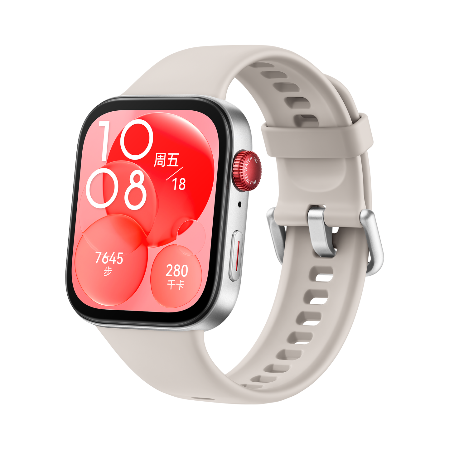 华为/HUAWEI WATCH FIT 3 运动智能手表 1.82英寸超大窄屏 蓝牙通话 语音助手 智慧应用 音乐播放 NFC支付 健康监测 100多种运动模式 游泳防水 磁吸充电高清大图
