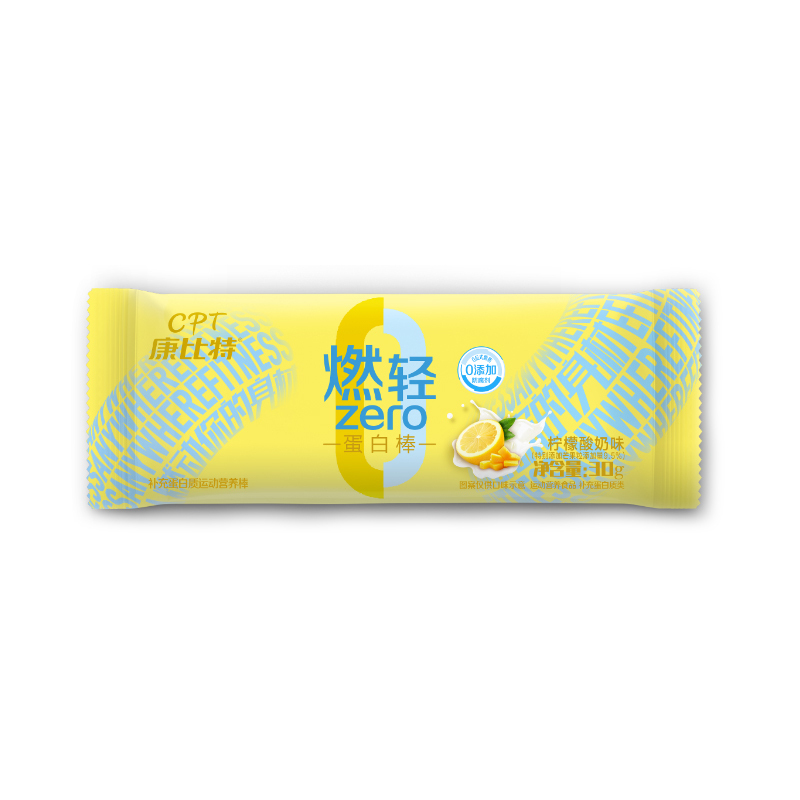 康比特燃轻代餐能量蛋白棒缤纷味(香草可可味+大白兔奶糖味+柠檬酸奶味)6支装